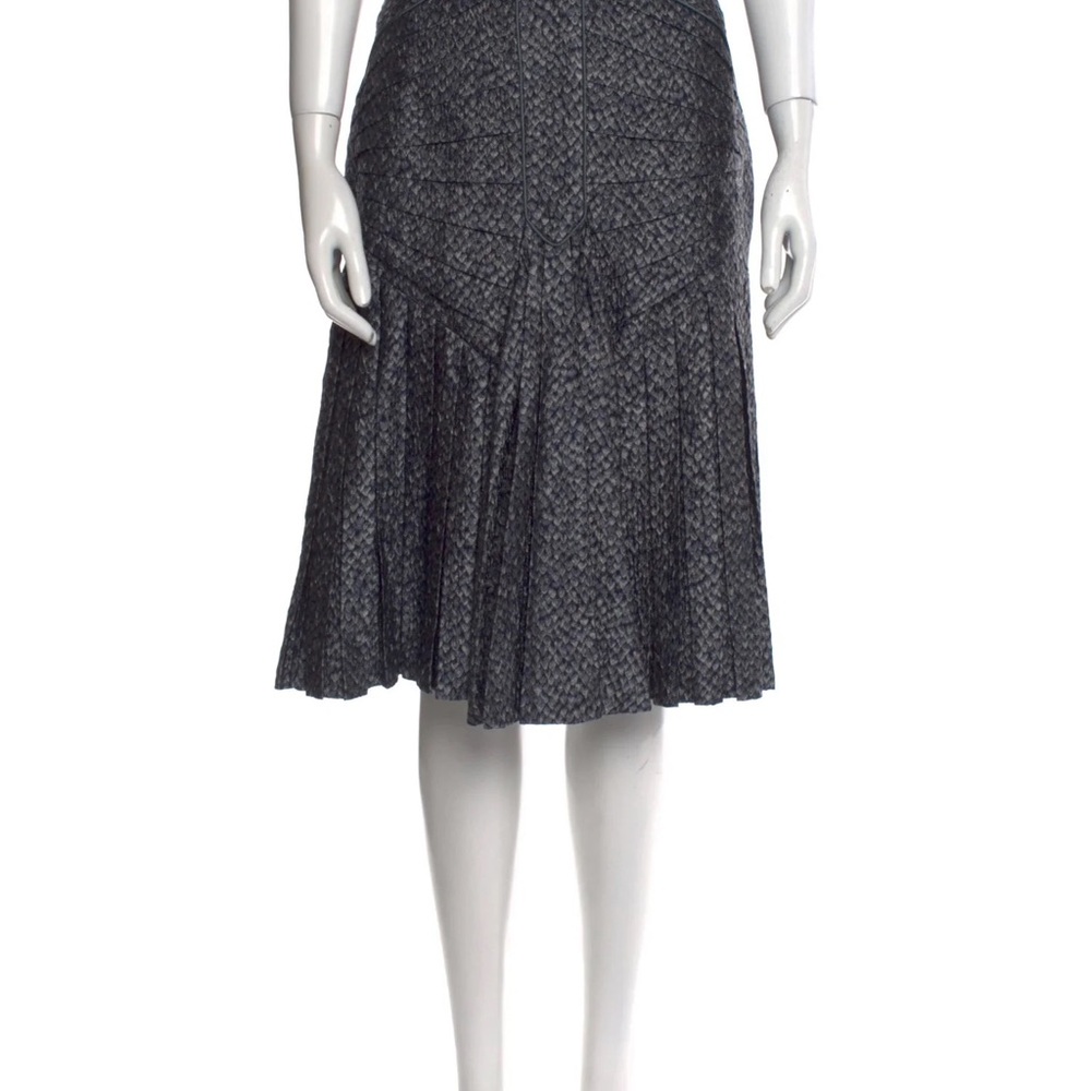 Zac Posen Silk Mid Length Skirt